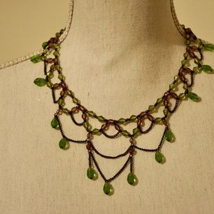 victorian-ish beaded necklace